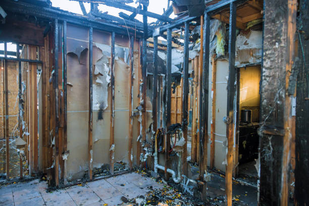 Professional Emergency Fire Cleanup technician working in Cabin John, MD